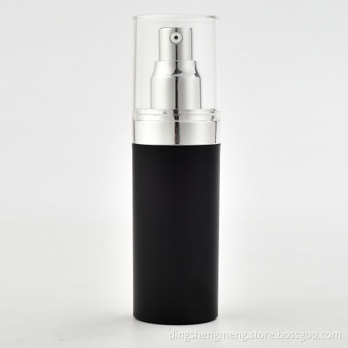 cosmetic bottle matte black tubes empty frosted cream bottle 50ml